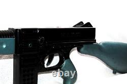 Marx Plastic Machine Gun 19.5 Rifle with Working Sound BLUE / BLACK