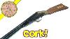 Marx Pop Gun Vintage Double Barrel Shot Gun Toy Made In Great Britain Shoots Corks