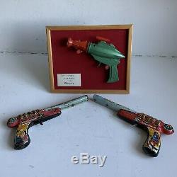 Marx Vintage Tin Toy Rex Mars Clicker Space Pistol Ray Gun From The 1950s