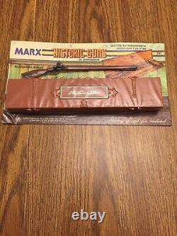 Marx vintage toy cap guns complete 8 pc set new in packages