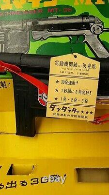 Masutaya 7220 Vintage Toy Gun SCHMEISSER MT-36 with box 1971 from Japan Novelty