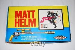 Matt Helm Secret Agent Spy 007 Toy Cap Gun Set Extremely Rare