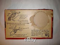Mattel 1959-65 SHOOTIN' SHELL FANNER DC Cap Gun w Original BOX + SHELLS Ex Cond