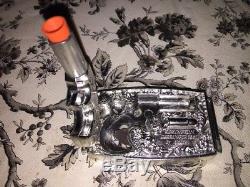 Mattel Remington Shootin Shell Belt Buckle Cap Gun In Display Case Instructions