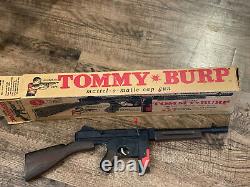 Mattel Sharpshooter Tommy Burp Gun With Box