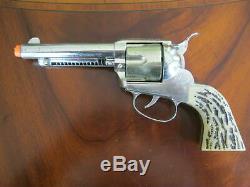 Mattel Shootin' Shell Buffalo Hunter Single Holster Cap Gun & Knife Set Exc Cond