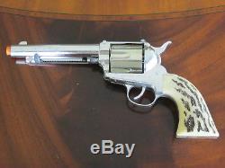 Mattel Shootin' Shell Colt 45.45 Cap Gun (The Big One) Complete Works Great