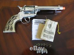 Mattel Shootin' Shell Colt. 45 45 Cap Gun (The Big One) withBullets & More