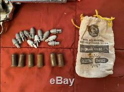 Mattel Shootin Shell Fanner Cap Gun Set With Box + Bag Of Shells