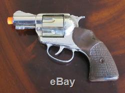 Mattel Shootin' Shell Snub-Nose. 38 Cap Gun Detective Set withBox Excellent Cond