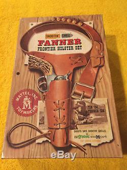 Mattel Shootin-shell Fanner Cap-gun And Holster Set Mint In Box