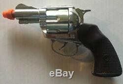 Mattel Snub Nose 38 Detective Cap Gun, 6 Shootin Shell Bullets, Wallet, Badge +