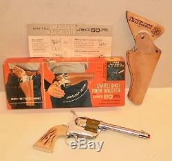Mattel Swivelshot Trick Holster Fanner 50 Cap Gun-1958-Near Mint/Mint with Box
