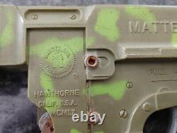 Mattel Tommy-Burst Army Cap Toy Machine Gun 1960 mcmlx