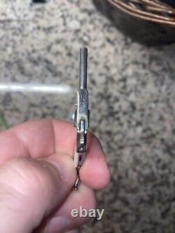 Miniature Cap Gun Collectible Pistol Keychain Charm