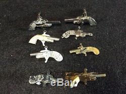 Miniature Gun Pistol Japan -austrian Pin-fire Collection 8 Guns