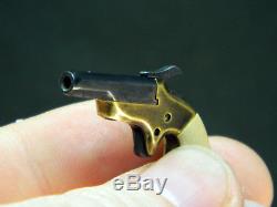 Miniature cap gun Colt Derringer 2mm pinfire gun fob gun berloque toy gun