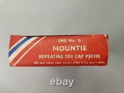 Mountie Cap Gun by Kilgore Vintage Original Die Cast Toy 1950's Pistol