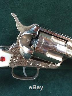 NICHOLS STALLION 45 Toy CAP GUN WITH TOY BULLETS AND BOX