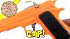 Neon Orange Imperial Plastic Toy Cap Gun With Paper Roll Caps