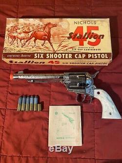 Nichols 45 Stallion Cap Gun MK1 (GREAT CONDITION) with ORIGINAL BOX (Rare)
