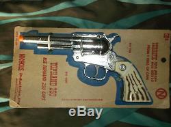 Nichols Cap Gun Tophand 250 MOC on Card Very Rare Double Action Stock # 250