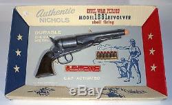 Nichols Model 61 Shell firing cap gun-Looks new in it's original Shadow box