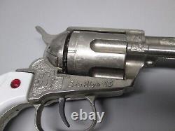 Nichols Stallion 45 Diecast Toy Cap Gun with Cap Bullets & Holster Orange plug