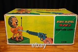 Nintendo Antique Custom Lion Beam Gun Toy Import US Seller WORKS! RARE