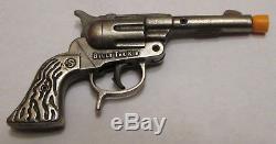 Old 1938 Cast Iron Stevens Billy The Kid Western Cowboy Toy Cap Gun Pistol
