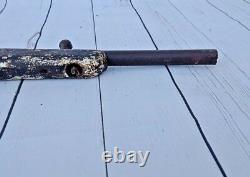 Old Antique Scarce Wood & Iron Built solid Single Shot Toy Gun