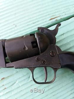 Old Frontier Navy Revolver replica cap gun made Japan MGC Colt 1851 Navy. 36 CAL