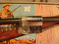 Old Mattel Shootin Shell 6 Shooter Rifle Cap Gun 1959 + Box Unfired / Unused