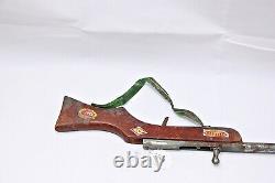 Old Vintage Wood & Iron Made Diwali festival Cracker Shot Toy Gun G4