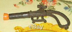 Old toy RARE Stevens Cast Iron Cap Gun Firecracker Shooter 1870 Rarity