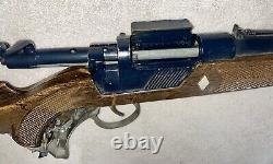 Original Blue Barrel Johnny Eagle MAGUMBA Rifle Cap Gun-Topper Toys-Vintage