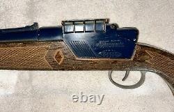 Original Blue Barrel Johnny Eagle MAGUMBA Rifle Cap Gun-Topper Toys-Vintage