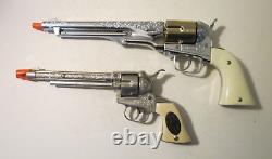 Original Hubley'colt 45' & Leslie Henry'marshall' Cap Guns L@@k