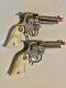 Pair Of Matching Vintage Hubley Texan Jr. Rearing Colt Cap Guns Rare