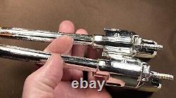 Pair / Set Vintage Kilgore Mustang 1950s 60s Die Cast Cap Guns 9 Never Fired