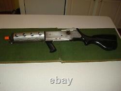 RARE 1960'S TOY BUDDY L MACHINE GUN TOMMY GUN CAP GUN, with BOX, WORKS
