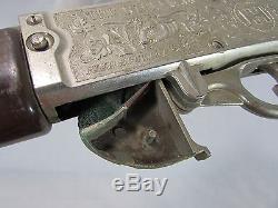 RARE 50's Vintage Hubley The Rifleman Flip Special toy rifle cap gunVIDEO