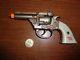 Rare! Kenton Gene Autry Nickel Plated Dummy Cast Iron Toy Cap Gun 1940