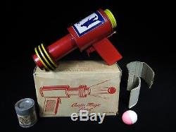 RARE NMIB VINTAGE 1940's AUSTIN MAGIC CRYSTAL PISTOL SPACE TIN GUN ORIG. BOX