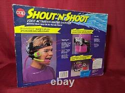 RARE New In Box Vintage Shout'N' Shoot I Cap Toys 1993 Super Soaker Water Gun