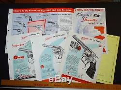 RARE ORIGINAL Dealer Store Catalog Kilgore Toy Cap Guns 1954 Roy Rogers etc