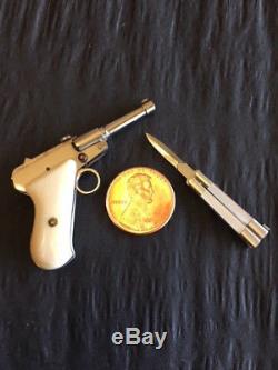 RARE Prototype 2mm Pinfire Gun & World's Smallest Miniature Butterfly Knife
