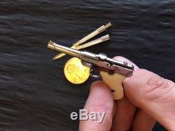 RARE Prototype 2mm Pinfire Gun & World's Smallest Miniature Butterfly Knife