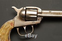 RARE ROY ROGERS KILGORE No. 100 LONG TOM PAPER CAP PISTOL GUN IN ORIGINAL BOX