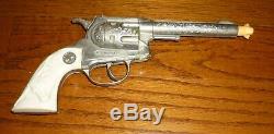 RARE Rex Trailer Boomtown Hubley Cap Gun PROTOTYPE in box with Holster